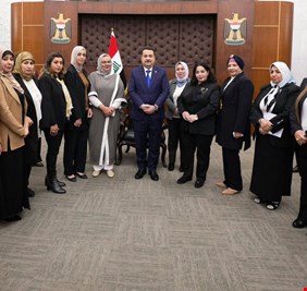 السوداني يؤكد على أهمية دور المرأة العراقية