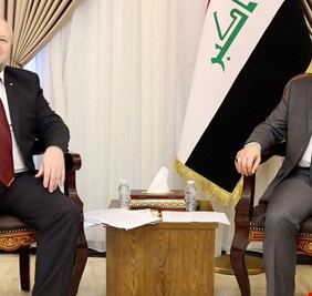 الأعرجي يستقبل القائم بالأعمال الأوكراني في بغداد