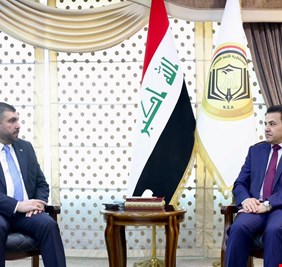 الأعرجي يستقبل الوكيل الإداري لوزارة الإعمار والإسكان والبلديات