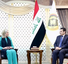 الأعرجي يستقبل الممثلة الأممية في العراق