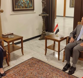 رئيس القضاء يلتقي السفيرة الأمريكية في العراق