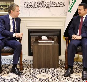 الأعرجي يستقبل السفير الفرنسي في بغداد