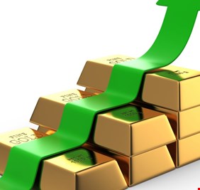 اسعار الذهب تتجاوز حاجز لـ 2400 دولاراً