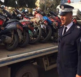 المرور العامة تنفي تدمير الدراجات النارية و التكاتك المصادرة