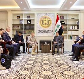 الأعرجي يستقبل قائد بعثة الناتو في العراق والوفد المرافق له