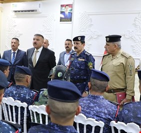 وزير الداخلية يزور قطعات الشرطة الاتحادية في ميسان