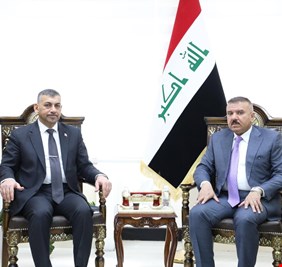 حنون و الشمري  يبحثان التحضير لعقد مؤتمر الانتربول الدولي في بغداد