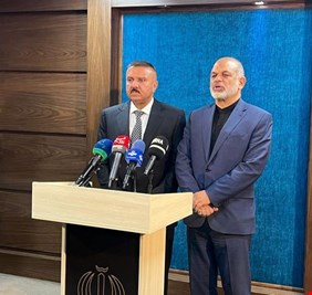 الشمري في طهران لبحث تأمين الحدود المشتركة