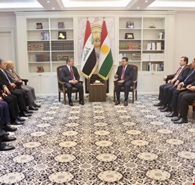 الأعرجي يستقبل رئيس حكومة إقليم كردستان  والوفد المرافق له