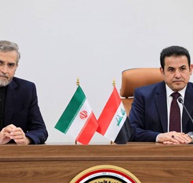 الأعرجي يستقبل وزير الخارجية الإيراني بالإنابة  علي باقري