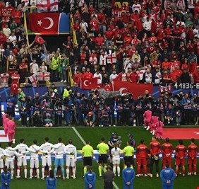 معركة بين مشجعي تركيا وجورجيا في 
