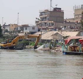 رفع أكثر من 25 الف تجاوز على ضفاف الأنهار