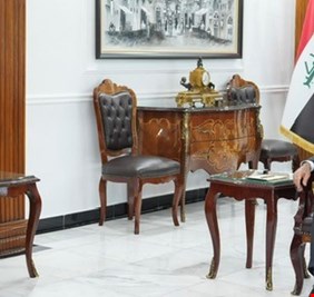 السفيرة الأمريكية تلتقي رئيس مجلس القضاء الأعلى