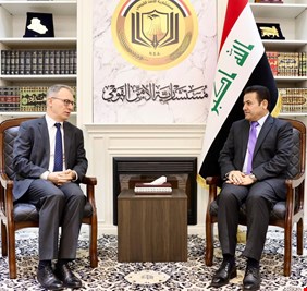 الأعرجي يستقبل السفير الإيطالي في بغداد