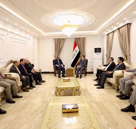 الأعرجي يستقبل أمير الأيزيديين في العراق والعالم والوفد المرافق له