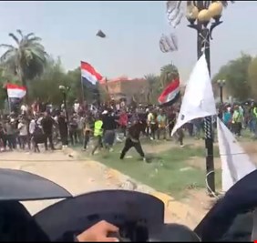 بالفيديو.. كيف بدأت الاحتكاكات في تظاهرة ذوي المهن الطبية والصحية؟