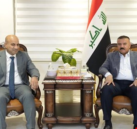 وزير الداخلية يبحث مع محافظ ديالى الأوضاع الأمنية