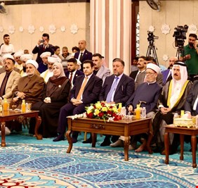 الأعرجي يحضر الحفل المركزي السنوي في الحضرة الحنفية المباركة بمناسبة ذكرى المولد النبوي الشريف