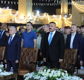 وزير الداخلية يحضر الإحتفال الذي أقامه ديوان الوقف السني بمناسبة المولد النبوي الشريف
