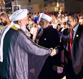 الأعرجي يحضر حفلا بمناسبة المولد النبوي الشريف في مدينة الرمادي