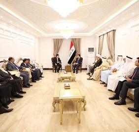 الأعرجي يستقبل وفدا من مجلس أعيان ومثقفي وشيوخ عشائر تركمان الموصل - تلعفر