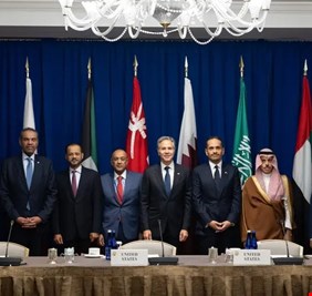 بيان امريكي - خليجي مشترك الضغط على العراق في مجال الحدود البحرية