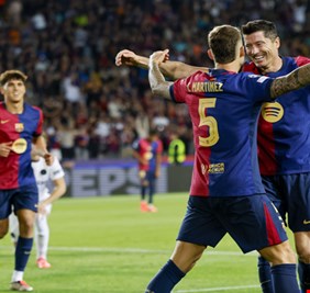 برشلونة يدك شباك يونغ بويز بخماسية في دوري أبطال أوروبا