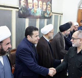 الاعرجي يحضر مجلس عزاء شهيد الضاحية في السفارة الإيرانية