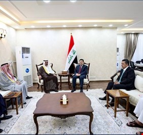 الاعرجي يستقبل الجميلي و شيوخ من الانبار