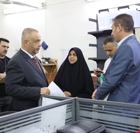 مدير عام المنتجات النفطية يتفقد هيئة توزيع بغداد و يؤكد على الاستمرار بخدمة المواطنين