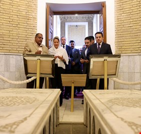 مستشار الأمن القومي العراقي قاسم الأعرجي يستقبل حفيدة الملك فيصل الأول ويزور معها المقبرة الملكية في الأعظمية