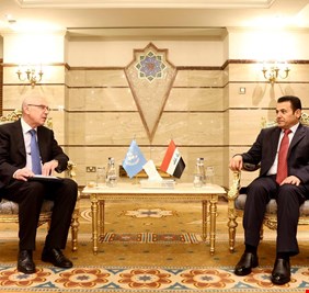 الأعرجي يلتقي في الكويت وكيل أمين عام مكتب الأمم المتحدة لمكافحة الإرهاب