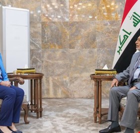 ماذا قالت السفيرة الأمريكية في العراق لرئيس البرلمان الجديد ؟