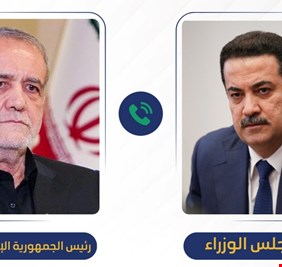 السوداني يبحث مع الرئيس الإيراني تطورات الأوضاع في سوريا