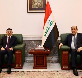 الأعرجي يلتقي المالكي و يؤكدان ضرورة استمرار الجهد الاستخباري في الحدود السورية