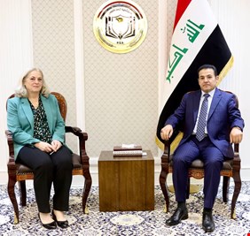الأعرجي يستقبل السفيرة الأميركية في بغداد