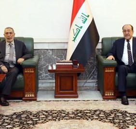 تفاصيل لقاء المالكي مع رئيس البرلمان محمود المشهداني