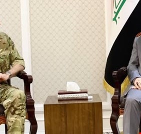 الأعرجي يستقبل رئيس أركان الجيش البريطاني والوفد المرافق له