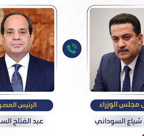 تفاصيل الاتصال الهاتفي بين السوداني و السيسي