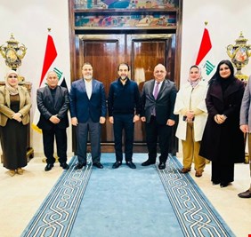 الحلبوسي يلتقي اعضاء تقدم في مجلس بغداد