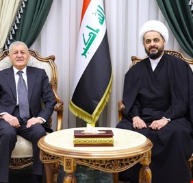 الخزعلي يبحث مع رئيس الجمهورية ملفات سياسية