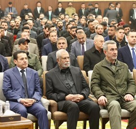 الأعرجي يشارك في الحفل التأبيني بالذكرى الخامسة لاستشهاد قادة النصر