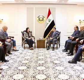 الأعرجي يستقبل نائب مساعد وزير الخارجية الأمريكي لشؤون الشرق الأوسط