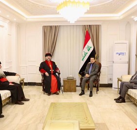 الأعرجي يستقبل بطريرك الكنيسة الشرقية القديمة في العراق والعالم