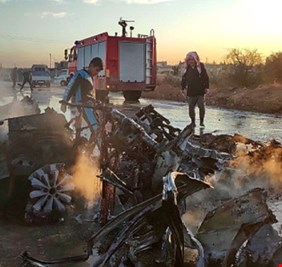 30 قتيلا ومصابا بانفجار سيارة مفخخة في منبج السورية