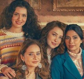 روبي ونيللي كريم وكندة علوش في الإعلان الترويجي لمسلسل «إخواتي»