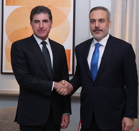 هاكان فيدان يتابع مع  بارزاني مجربات الواقع السياسي و الأمني