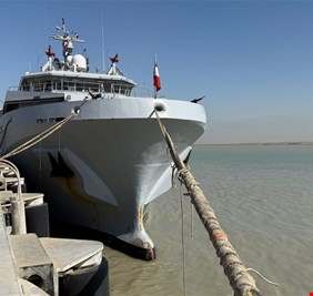 سفينة عسكرية فرنسية تصل موانئ العراق