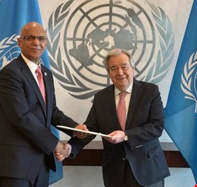 الامين العام للامم المتحدة يلبي دعوة العراق لحضور قمة بغداد