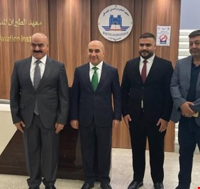 وزير الإعمار يتفقد مشاريع تطوير معهد الطيران وصالة نينوى في مطار بغداد